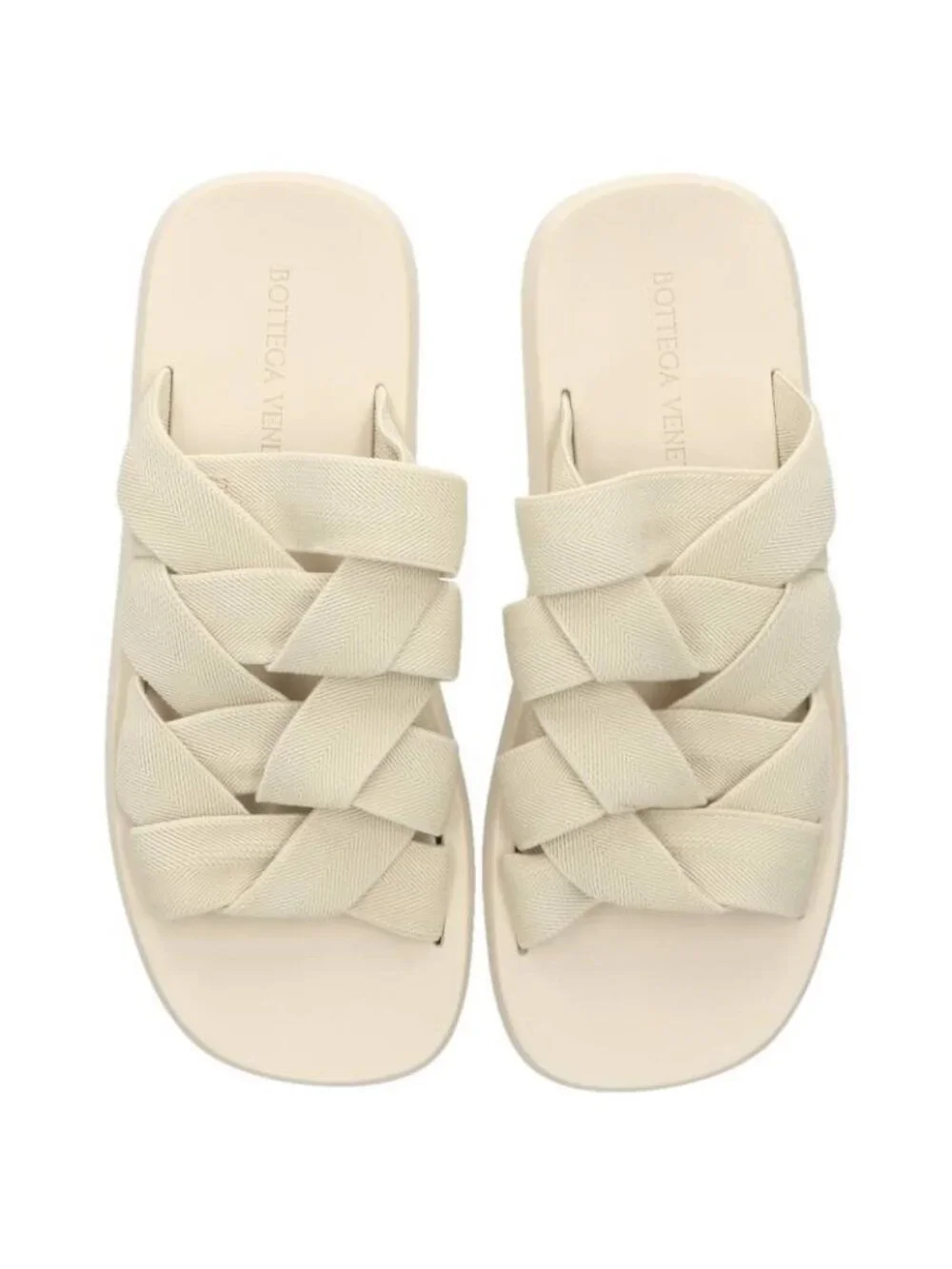 Bottega Veneta Plat Intrecciato Flat Sandals